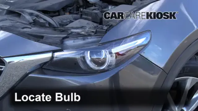 2018 Mazda CX-9 Signature 2.5L 4 Cyl. Turbo Éclairage Feux de route (remplacer l'ampoule)